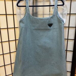 Authentic Prada denim dress IT38